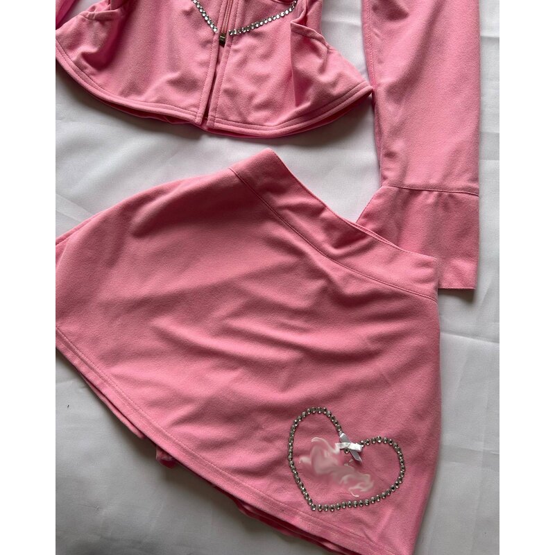 Two Piece Set Women Manufacturer - Trendy Pu Crop Jacket Long Pants