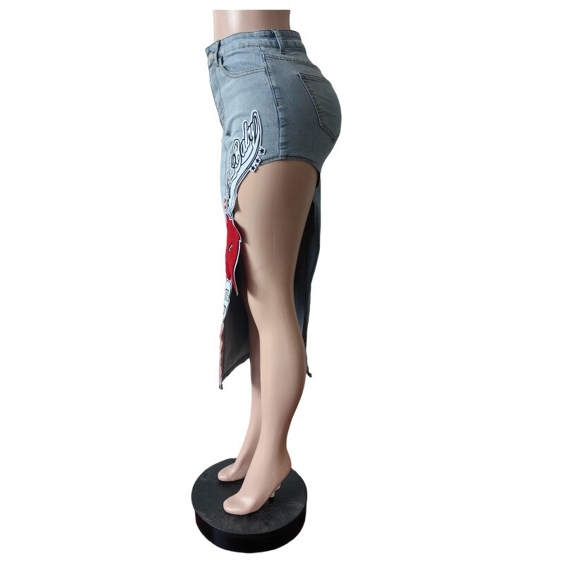 Mini Dress Manufacturer - 2025 Graphic Print Sleeveless Side Lace