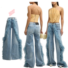 Cargo Jeans Women Factory - Custom Breathable Flat Front Ripped