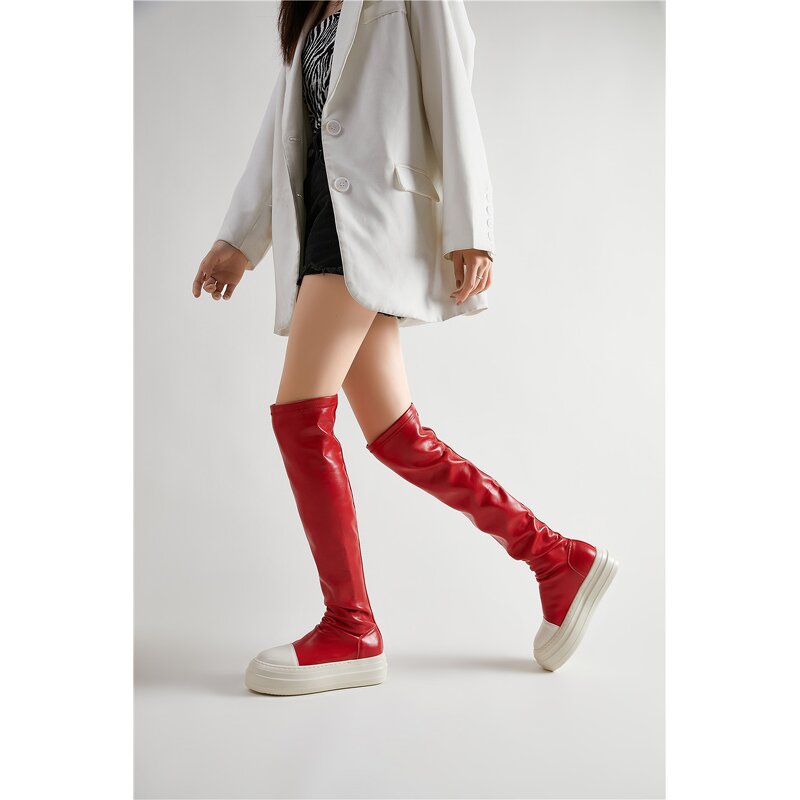 Slippers Women Manufacturer - Embossed Cotton Plus Size Fur Sandals