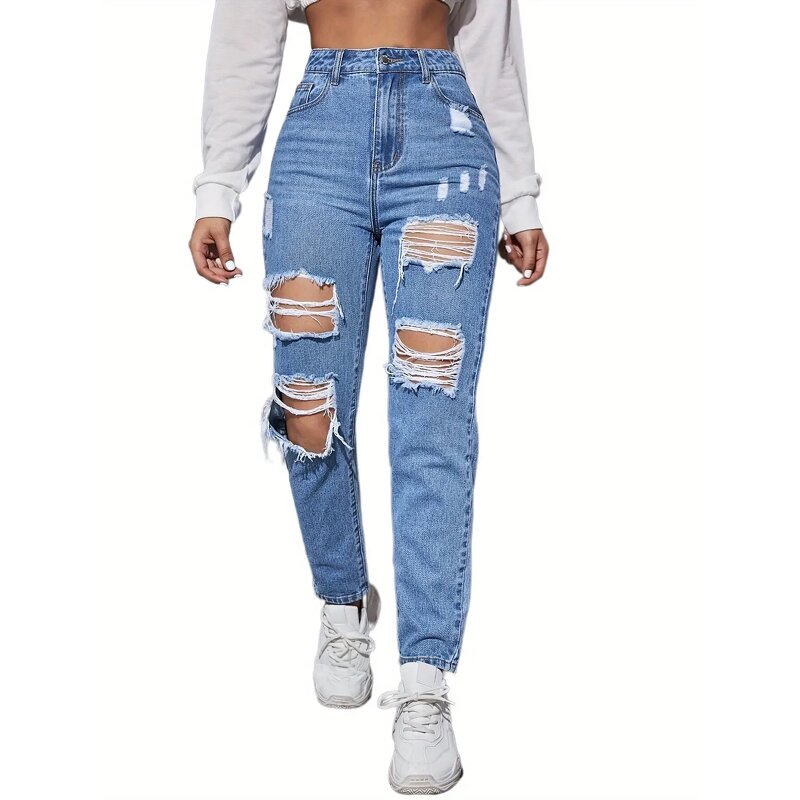 Flare Pants Women Factory - 2025 Printed Patchwork High Waist Boot