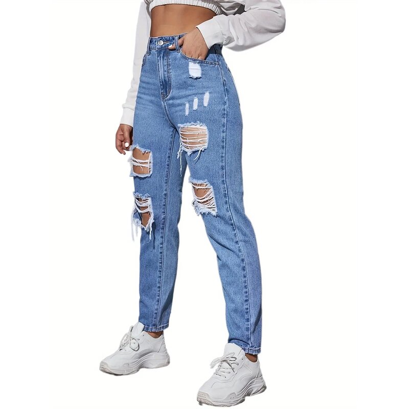 Flare Pants Women Factory - 2025 Printed Patchwork High Waist Boot