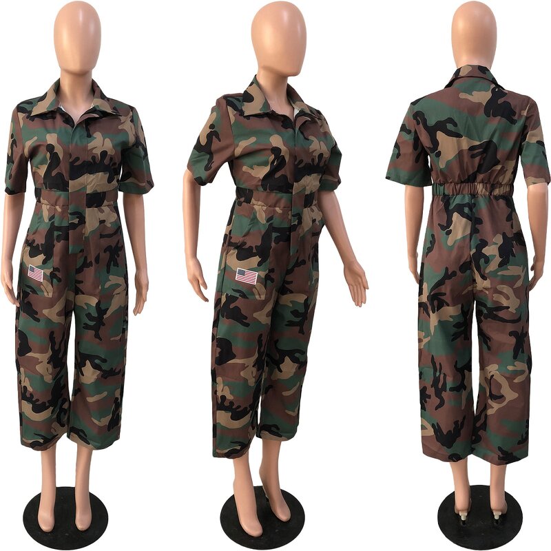 Jumpsuit Women Manufacturer - Satin Elegant Feather Deep V-neck