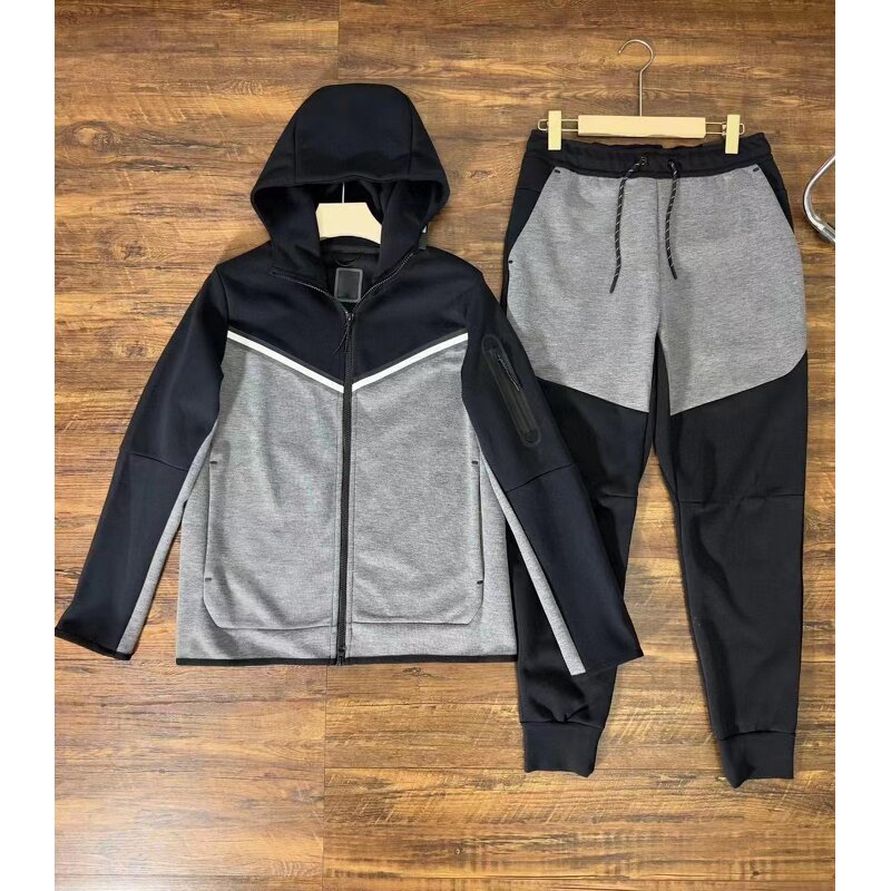 Tracksuits Men Manufacturer - Slim Fit Tech Fleece Zip up 2 Piece