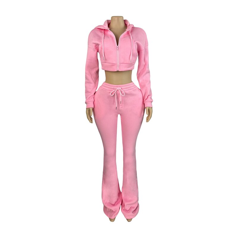 Two Piece Set Women Manufacturer - Winter PU Leather Fur Jacket