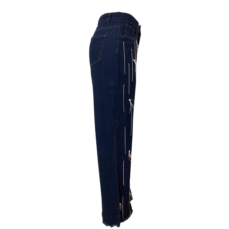 Cargo Pants Women Manufacturer - 2025 Detachable Snap Button Denim