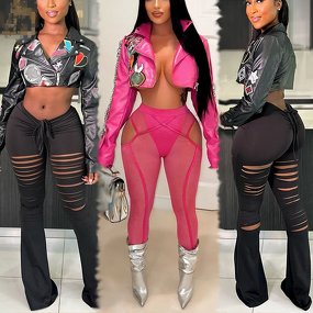 Jacket Women Manufacturer - Autumn Embroidered Short Baseball Coat