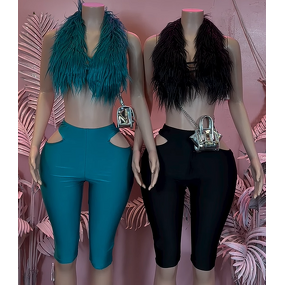 Two Piece Set Women Factory - Fall Winter Knit Sweater Mini Skirt