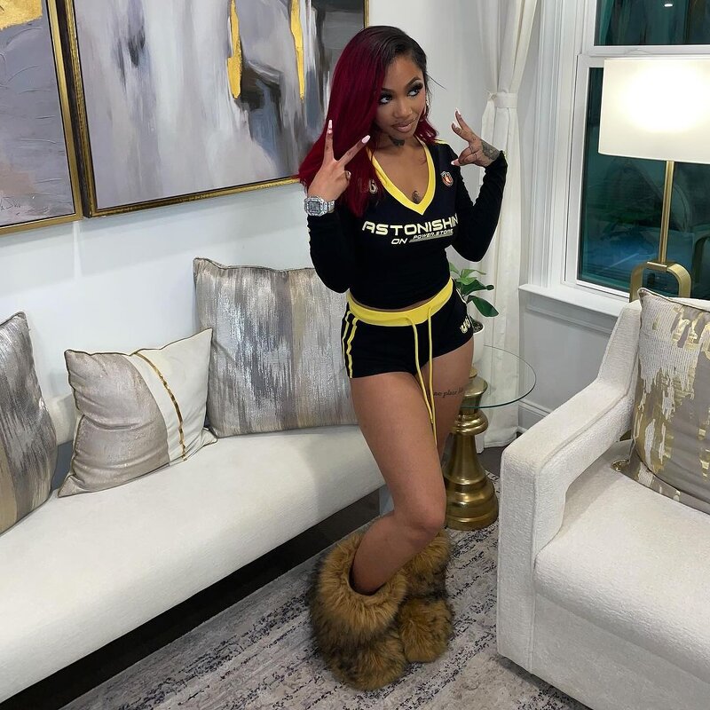 Two Piece Sets Women Manufacturer - Print Crop Shirts Shorts 2 Piece