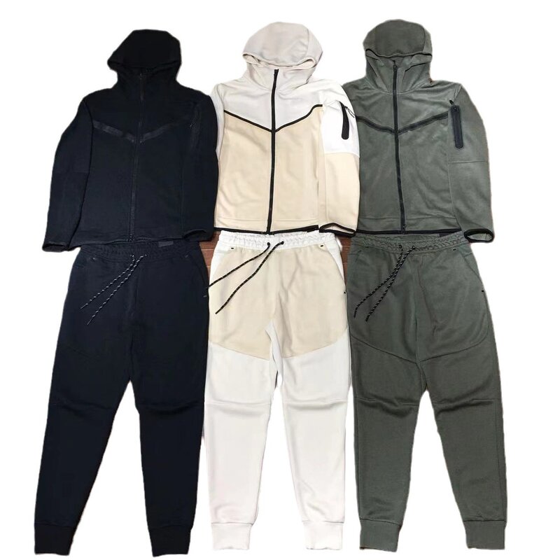 Tracksuits Men Manufacturer - Slim Fit Tech Fleece Zip up 2 Piece