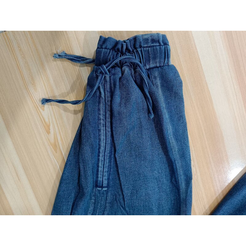 Jeans Women Factory - Streetwear Color Block Patchwork Washed Ripped