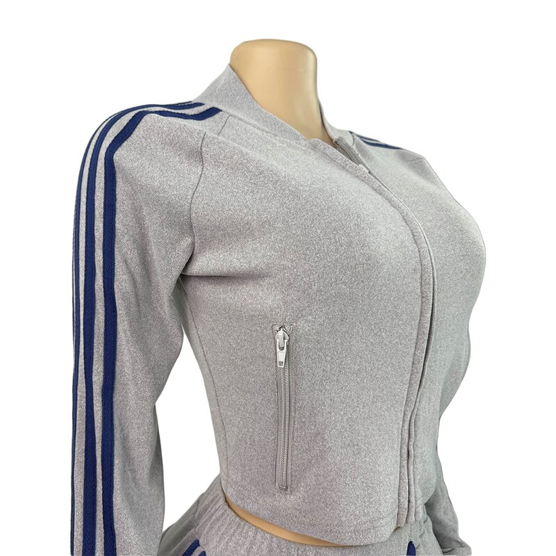 Tracksuit Women Factory - Spring Color Block Zipper Jacket Leggings