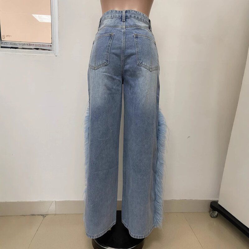 Cargo Jeans Women Factory - Custom Breathable Flat Front Ripped