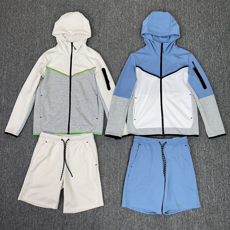 Tracksuit Men Factory - Fashion Custom NK Cotton Tech Fleece 2pcs