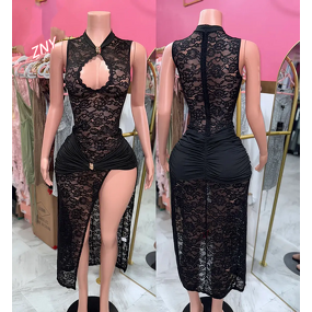 Denim Dress Women Factory - 2025 Short Sleeve Bodycon Button Belted