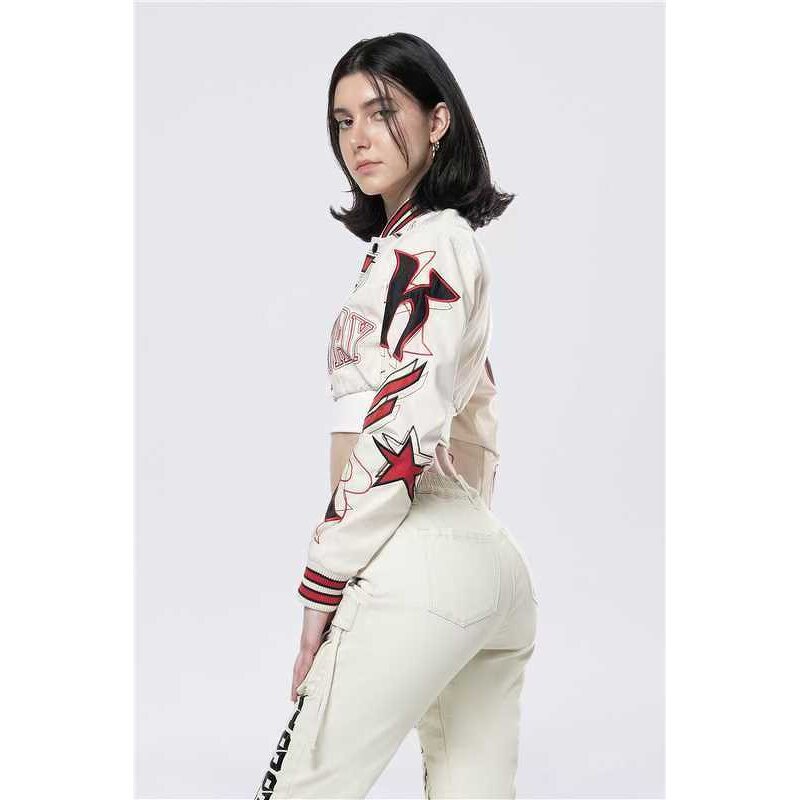 Denim Jeans Women Factory - Streetwear Elastic Waist Drawstring Bow