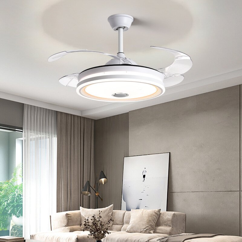 Ceiling Fan Lamp Manufacturer - Music LED Light AC Invisible Design