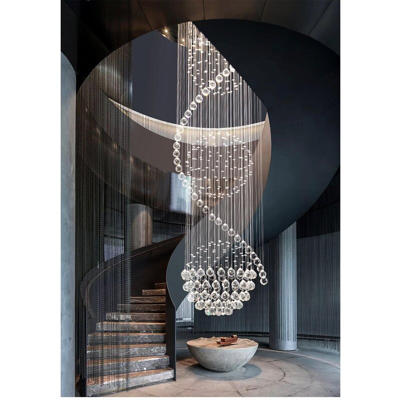 Crystal Chandelier Factory - European Modern K9 Premium Large Hanging