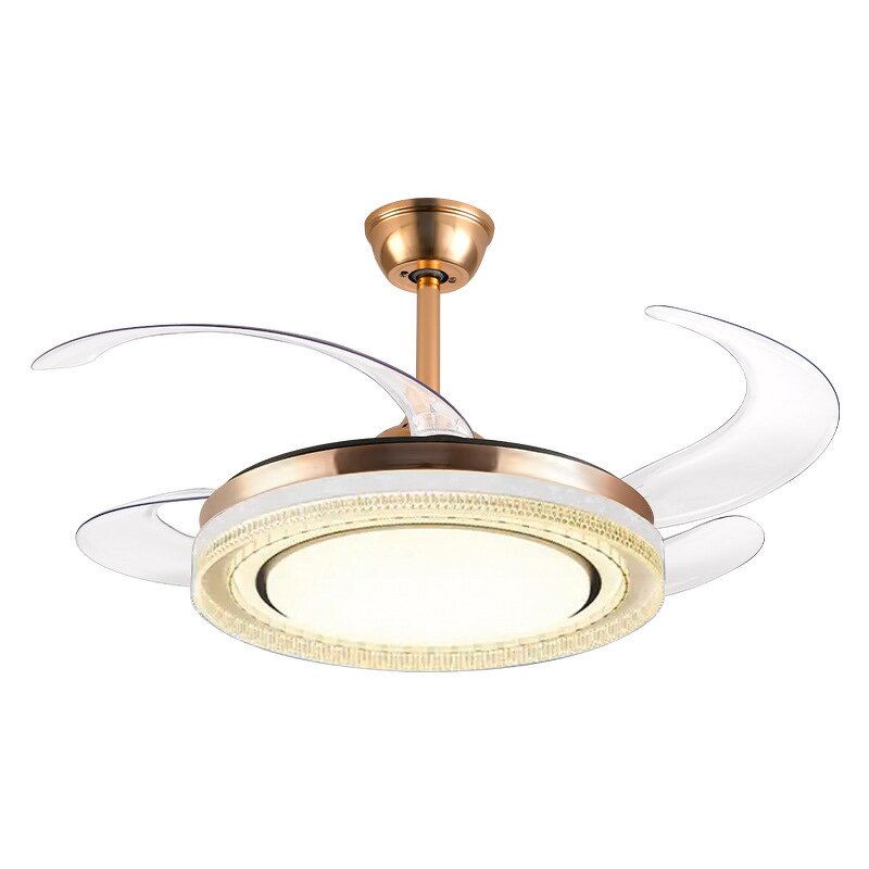 LED Fan Lamp Factory - 2024 New Bluetooth Remote Mute DC Motor