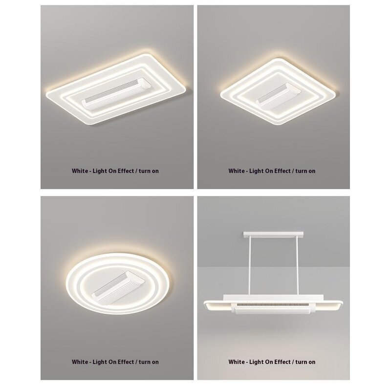 LED Ceiling Fan Light Manufacturer - Designer Luxury Recessed Smart Remote