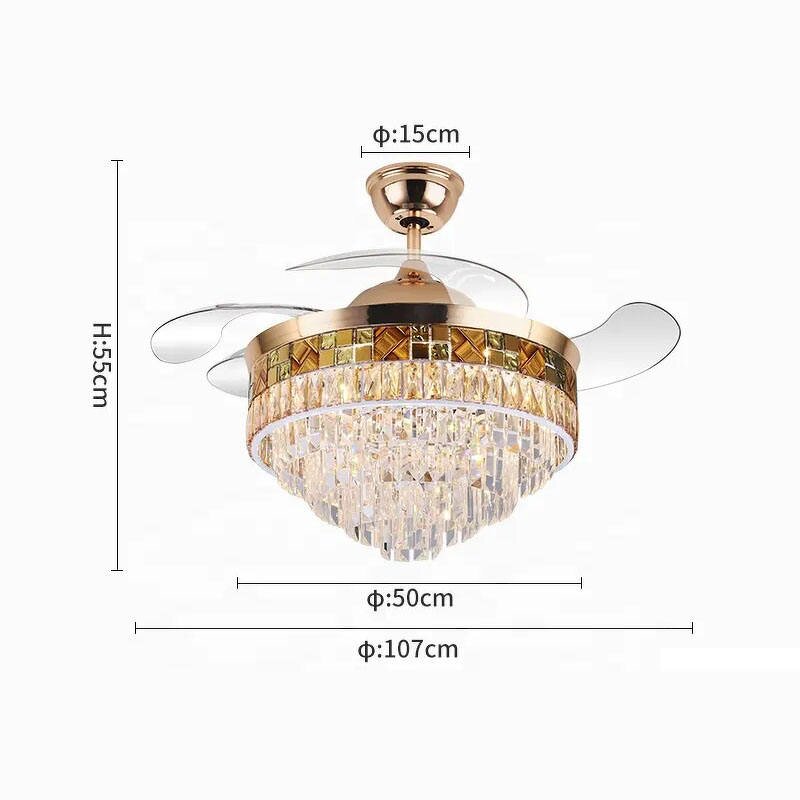 Ceiling Fan Lamp Factory - Factory Price LED Light Indoor Remote Control