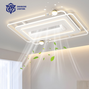 LED Silent Fan Light Factory - Remote Control Three-Color Strong Wind Anti-Flicker