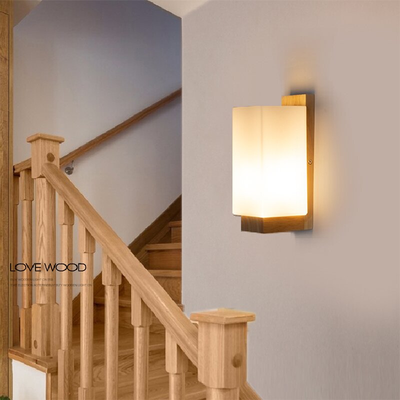 LED Wall Light Factory - Nordic Minimalism Frosted Glass Retro Warm Atmosphere
