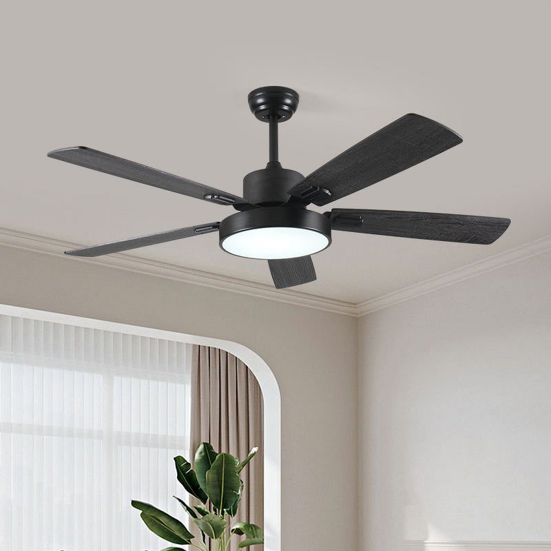 LED Ceiling Fan Factory - Modern DC 220V Stainless Steel Blades Remote