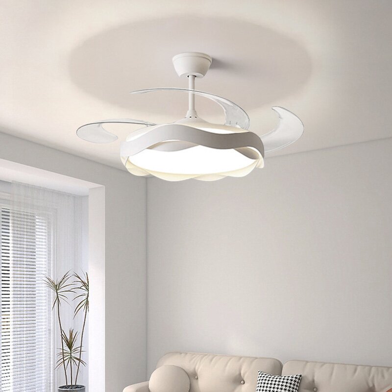 LED Ceiling Fan Manufacturer - Retractable Blades Silent Remote Bathroom