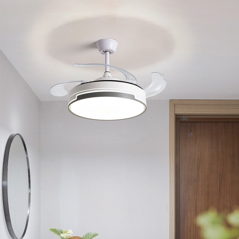 LED Fan Lamp Manufacturer - Integrated Iron Body DC Motor Invisible