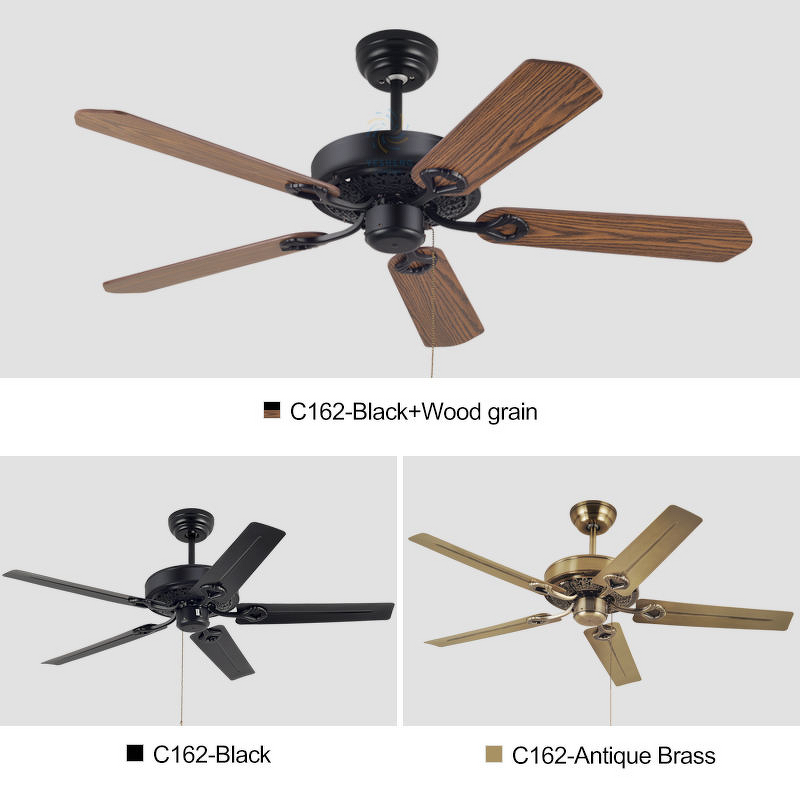 LED Ceiling Fan Manufacturer - Hot Sale 5-Blade Silent High Wind DC Motor