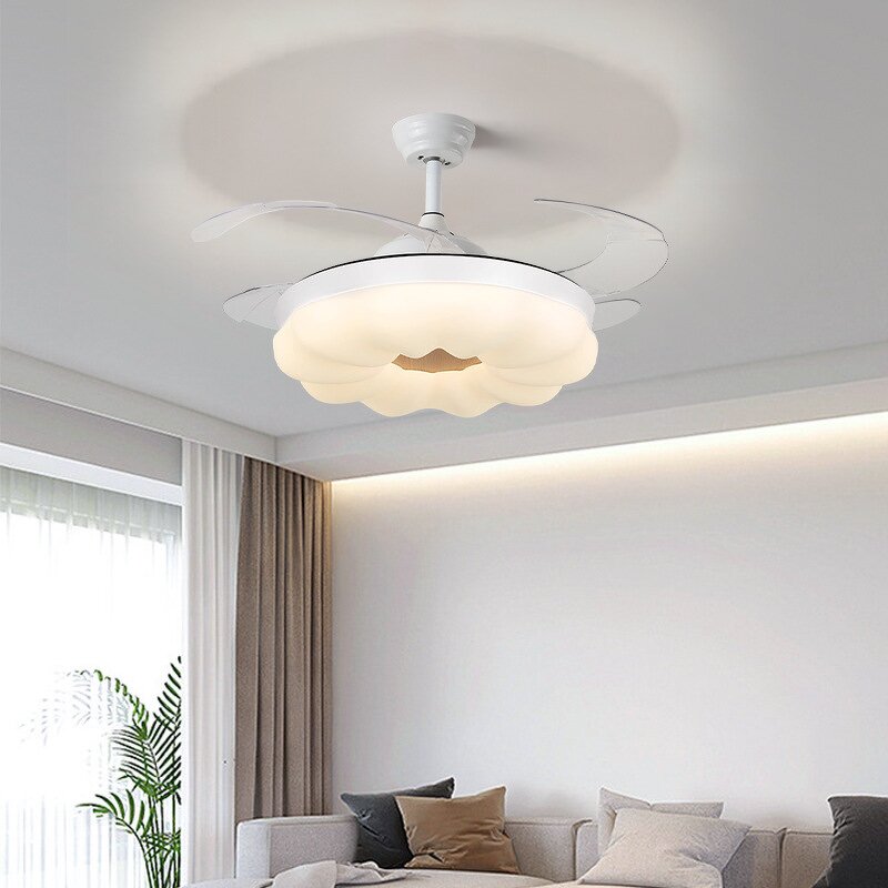 Electric Fan Lamp Manufacturer - Nordic Cream 42 Inch Frequency Conversion