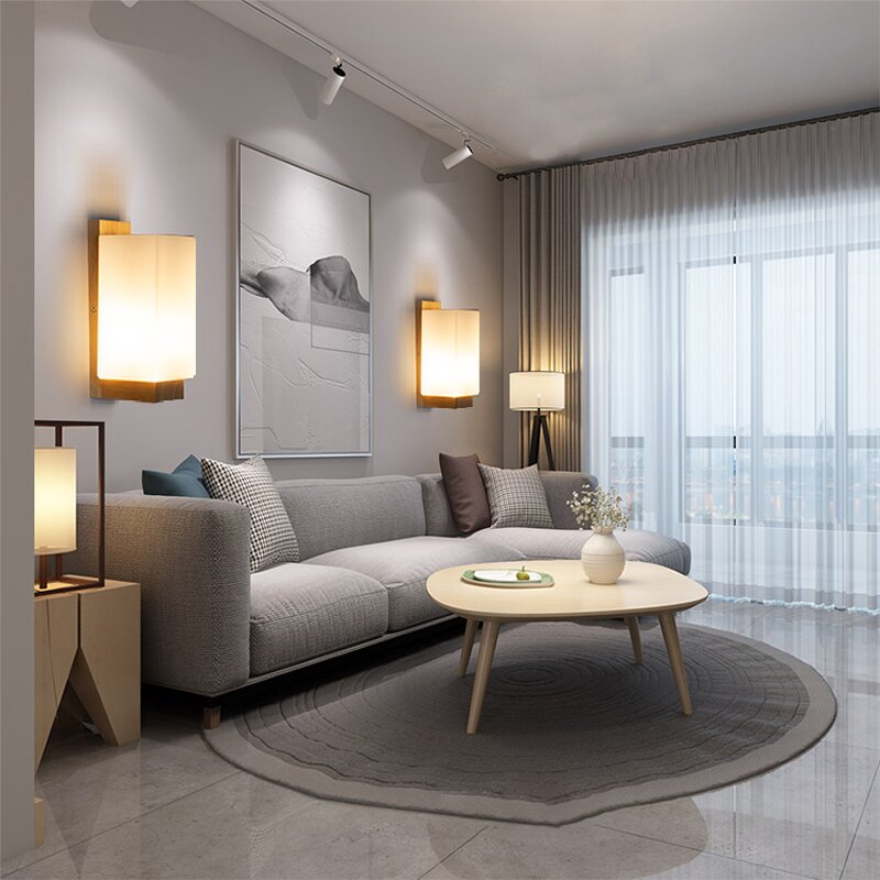 LED Wall Light Factory - Nordic Minimalism Frosted Glass Retro Warm Atmosphere