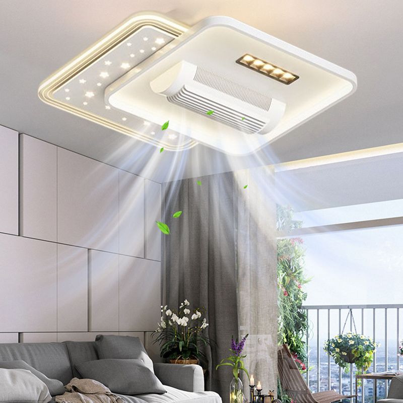 Bladeless Ceiling Fan Factory - Remote Voice Control Air Purifier Light