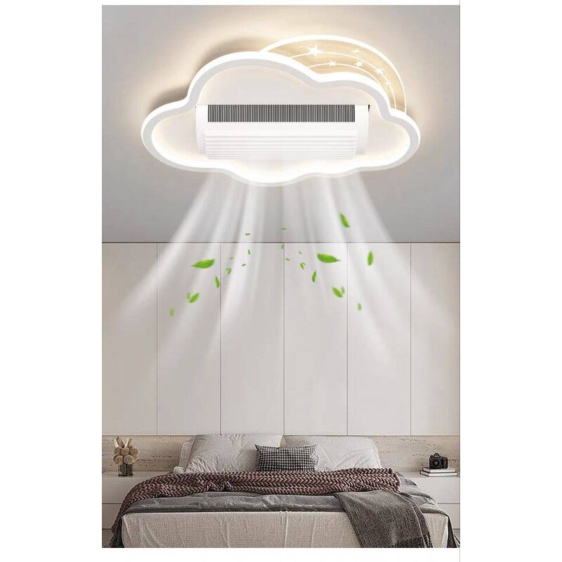 LED Silent Fan Light Factory - Remote Control Three-Color Anti-Flicker