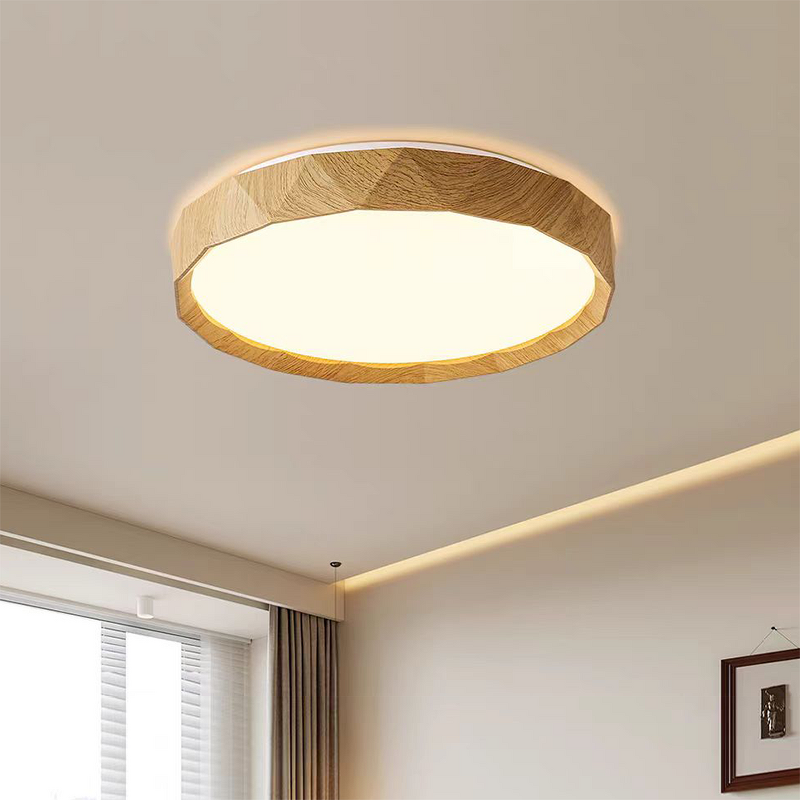 LED Ceiling Lights Manufacturer - Vintage Retro Wood Grain Eye Protecting
