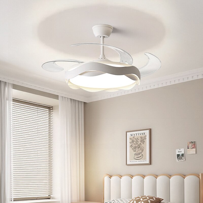LED Ceiling Fan Manufacturer - Retractable Blades Silent Remote Bathroom