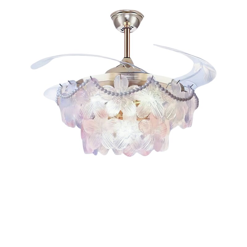 LED Fan Lamp Factory - Modern Invisible Design Iron Body Wholesale