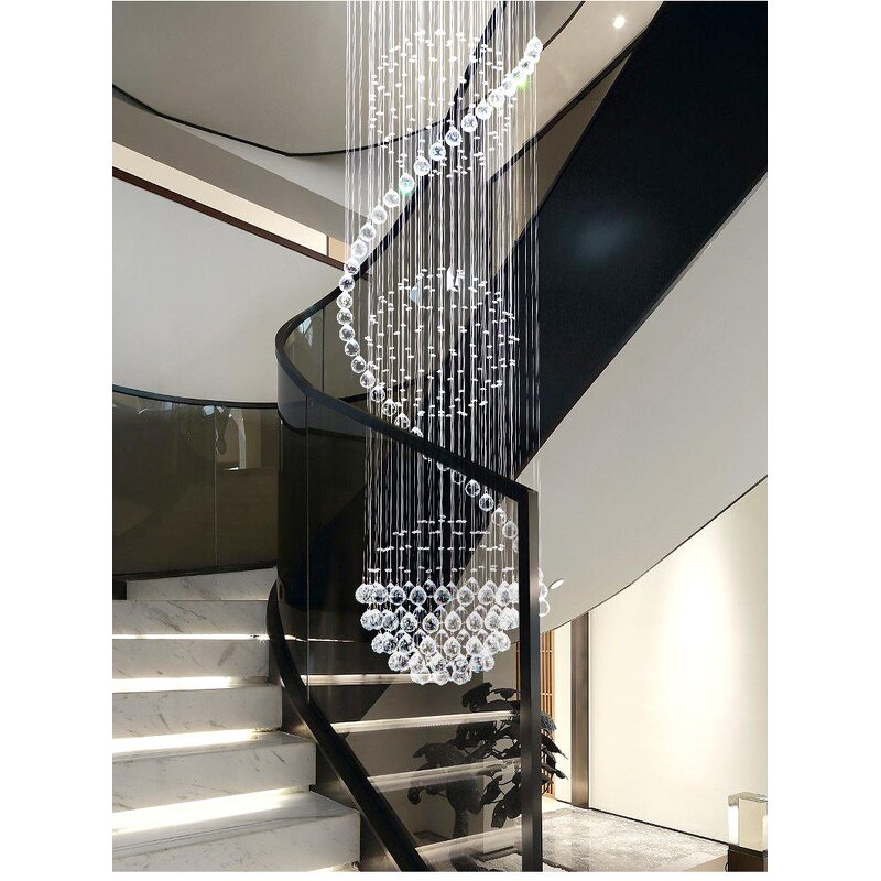 Crystal Chandelier Factory - European Modern K9 Premium Large Hanging