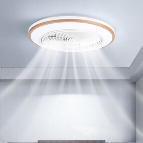 LED Ceiling Light Factory - Dimmable Built-in Fan Remote Modern Design