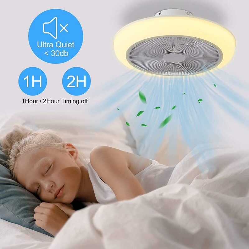 BLDC Ceiling Fan Factory - Ultra Quiet Motor LED Light Modern Design