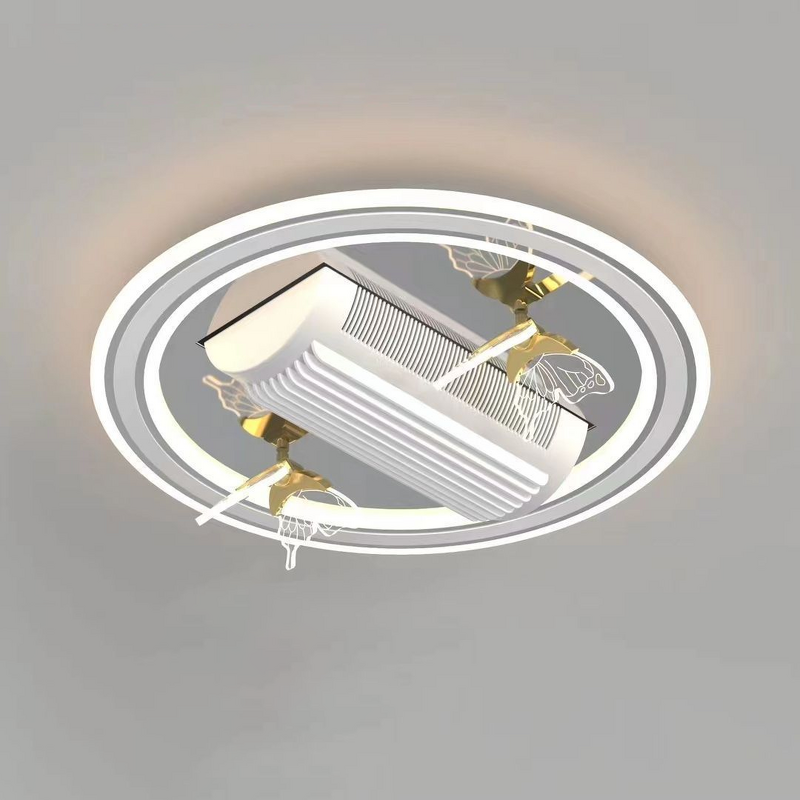 LED Ceiling Fan Manufacturer - Residential Dimmable DC Motor Remote Acrylic