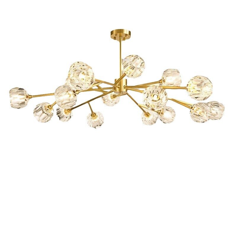 Molecular Chandelier Factory - Modern All-Copper Crystal Nordic Luxury