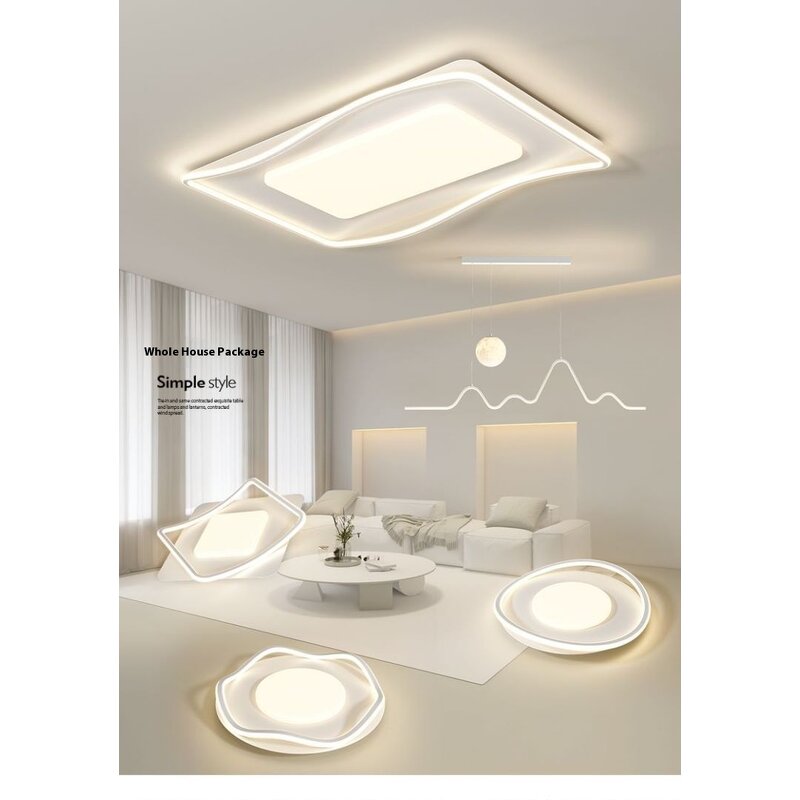 LED Ceiling Lights Factory - Minimalist Cream Premium Home Decor Acrylic