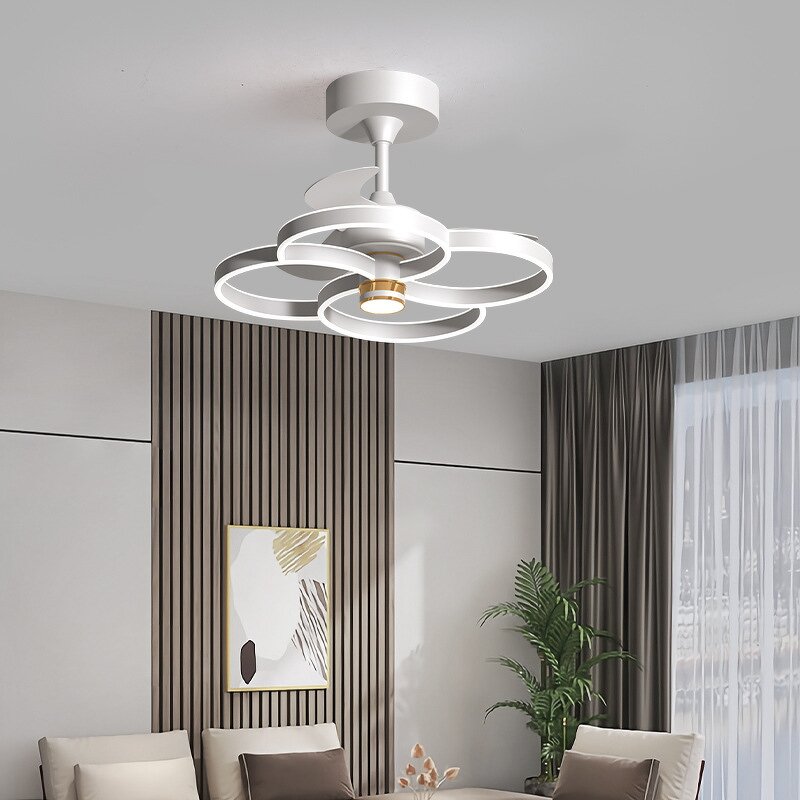 Ceiling Fan Factory - 2025 Nordic Simple Iron Mute Integrated Large Wind