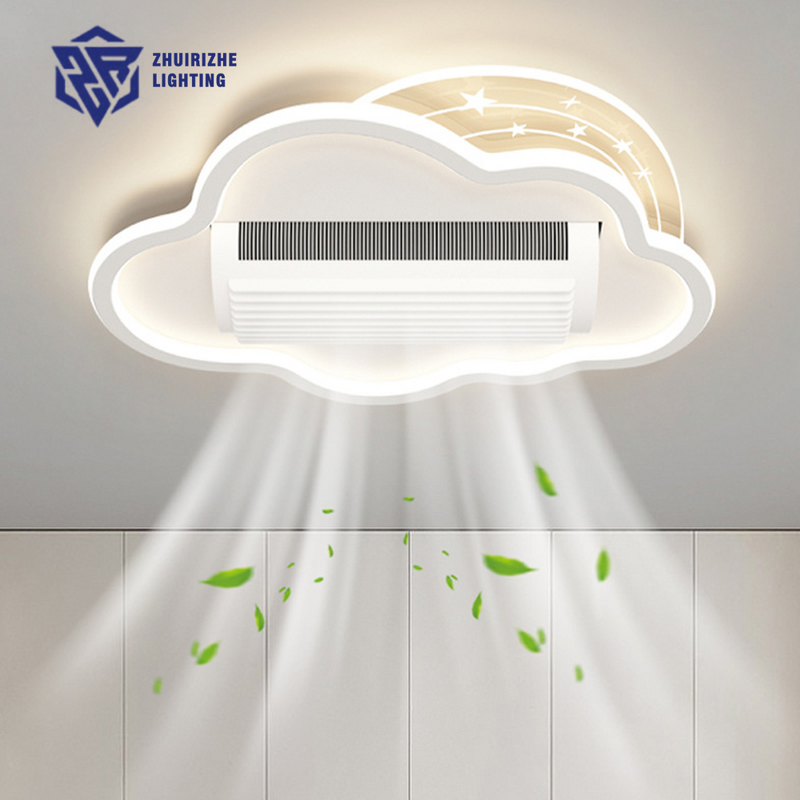 LED Silent Fan Light Factory - Remote Control Three-Color Strong Wind Anti-Flicker