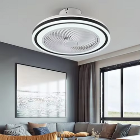 Ceiling Fan with Light Factory - Six Speed Dimmable Three Color Full Copper