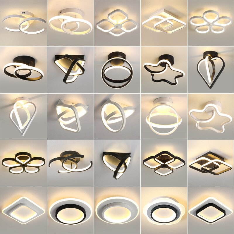 Flush Mount Ceiling Light Manufacturer - Fancy Iron PS Modern Nordic Square