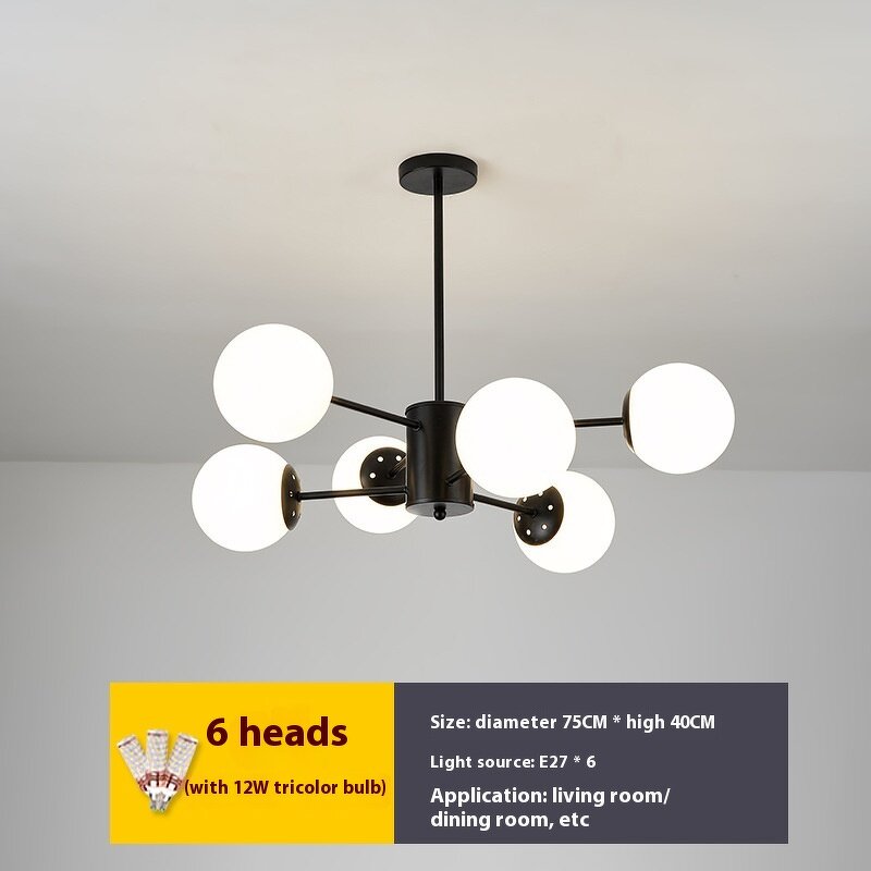 Chandelier Manufacturer - Nordic Magic Bean Post-Modern Simple Iron