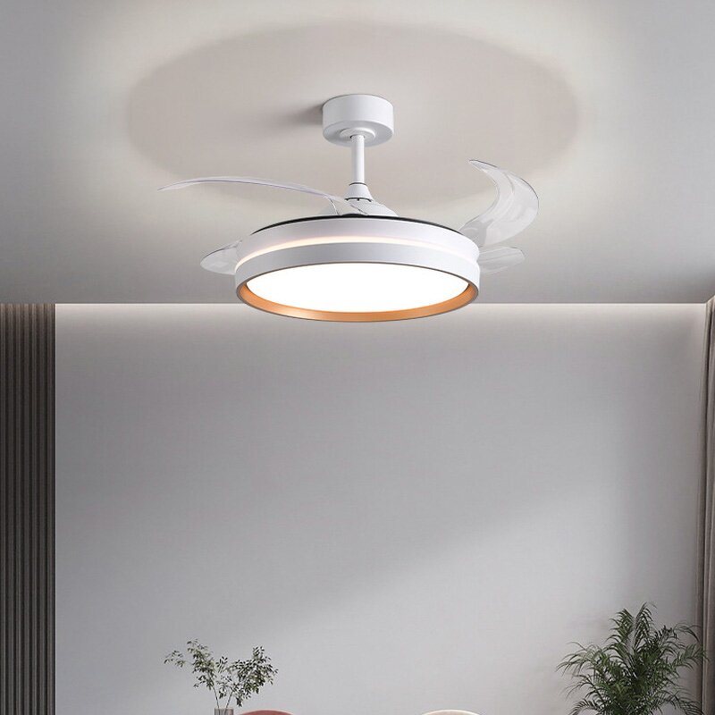 LED Ceiling Fan Manufacturer - Retractable Blades Intelligent Silent Remote